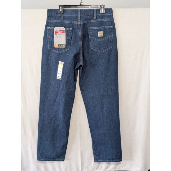 Carhartt FR Flame Resistant Relaxed Fit Jeans Blue Men's Size 34x32 NWT - Picture 2 of 16